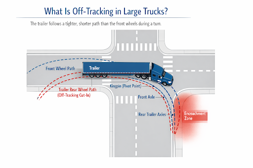 What Is Off-Tracking In Large Trucks